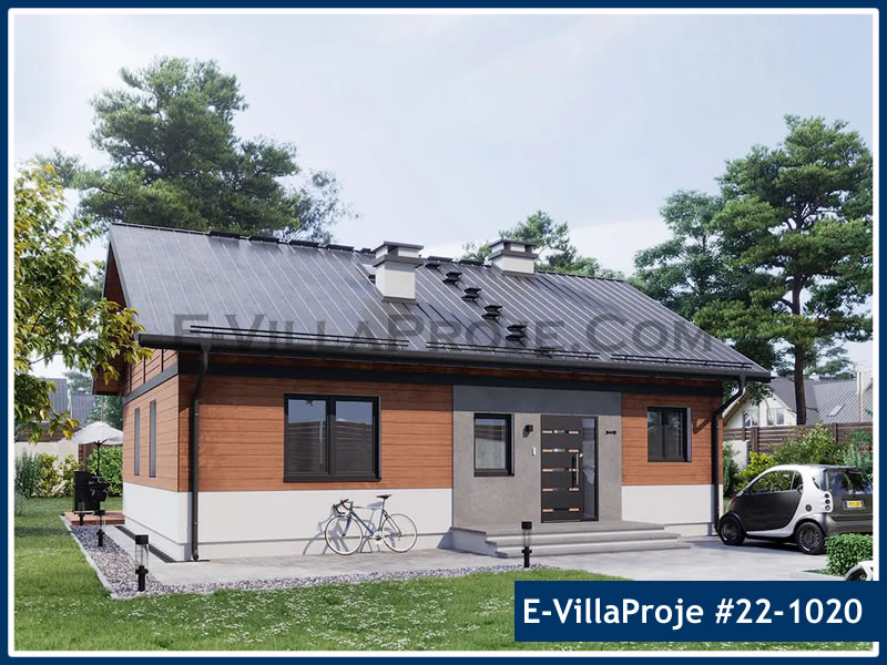 CPV-22-1020 • 100 m² 3+1 Tek Katlı Çelik Prefabrik Villa
