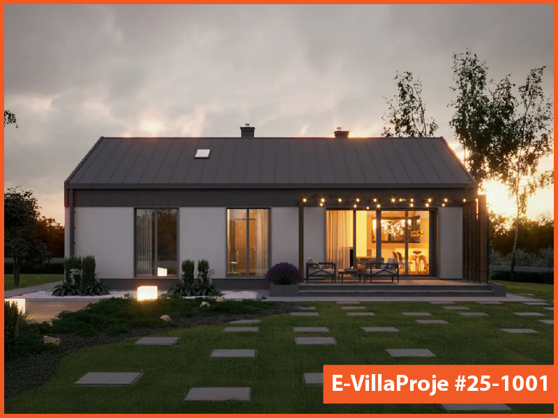 CPV-25-1001 • 103 m² 3+1 Tek Katlı Çelik Prefabrik Villa