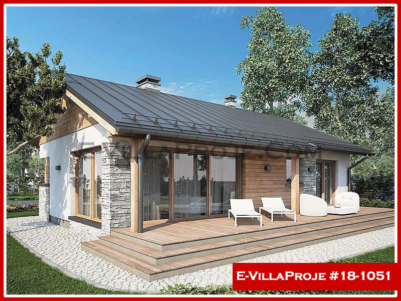 CPV-18-1051 • 106 m² 3+1 Tek Katlı Çelik Prefabrik Villa