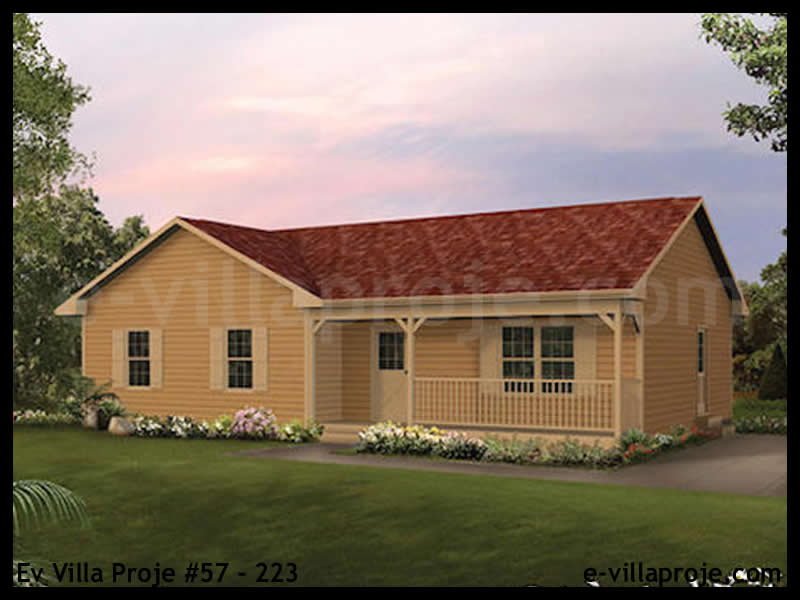 CPV-57-223 • 108 m² 3+1 Tek Katlı Çelik Prefabrik Villa