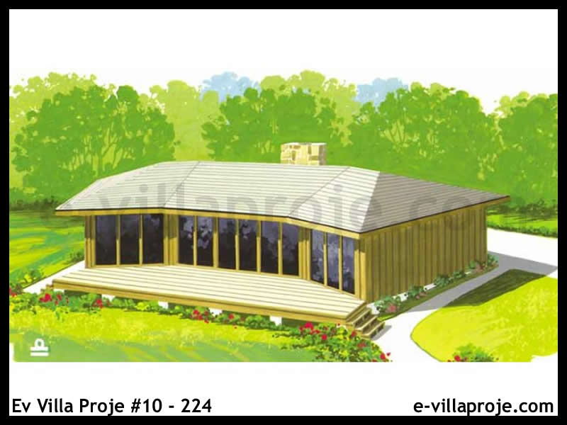 CPV-10-224 • 109 m² 3+1 Tek Katlı Çelik Prefabrik Villa