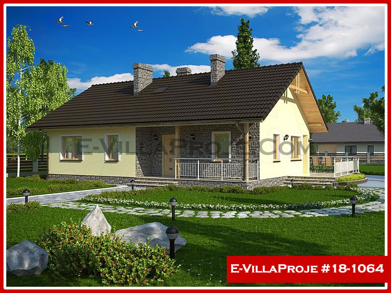 CPV-18-1064 • 109 m² 3+1 Tek Katlı Çelik Prefabrik Villa