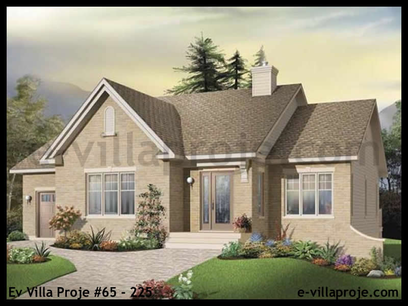 CPV-65-225 • 112 m² 3+1 Tek Katlı Çelik Prefabrik Villa