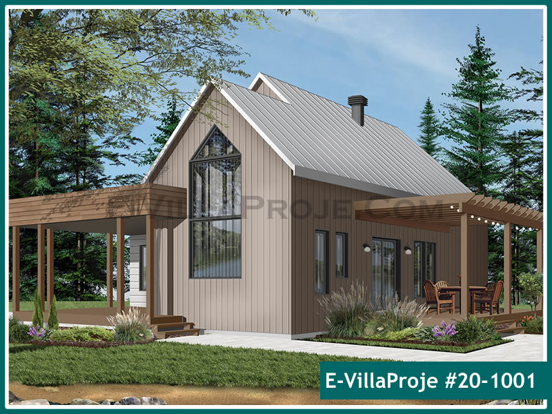 CPV-20-1001 • 112 m² 3+1 Tek Katlı Çelik Prefabrik Villa