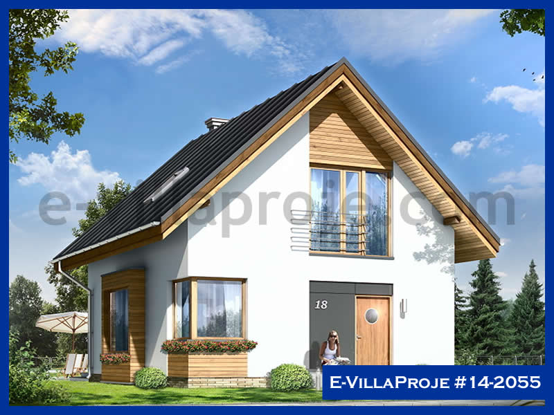 CPV-14-2055 • 113 m² 3+1 Dubleks Çelik Prefabrik Villa