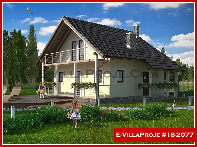CPV-18-2077 • 114 m² 3+1 Dubleks Çelik Prefabrik Villa