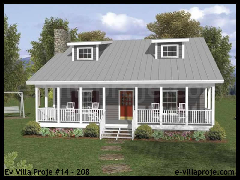 CPV-14-208 • 121 m² 3+1 Dubleks Çelik Prefabrik Villa