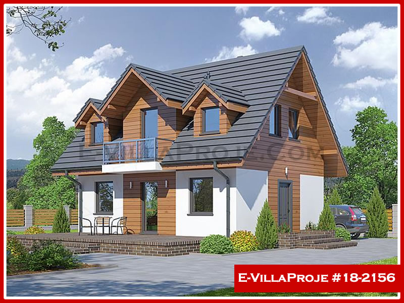 CPV-18-2156 • 122 m² 3+1 Dubleks Çelik Prefabrik Villa