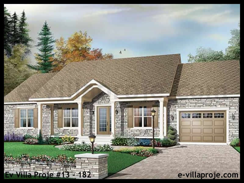 CPV-13-182 • 122 m² 3+1 Tek Katlı Çelik Prefabrik Villa