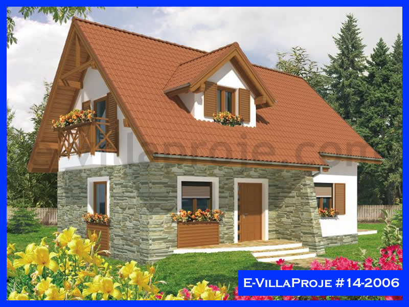 CPV-14-2006 • 124 m² 3+1 Dubleks Çelik Prefabrik Villa