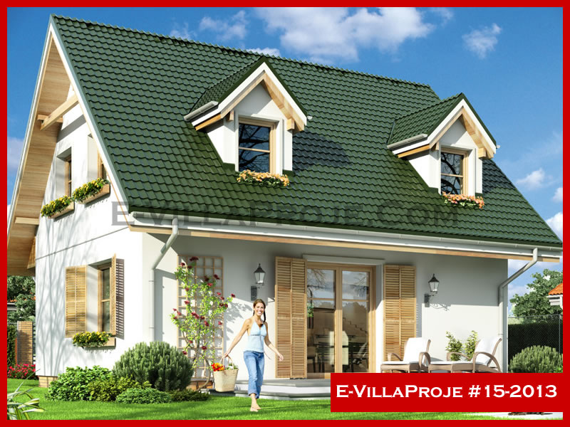 CPV-15-2013 • 127 m² 3+1 Dubleks Çelik Prefabrik Villa