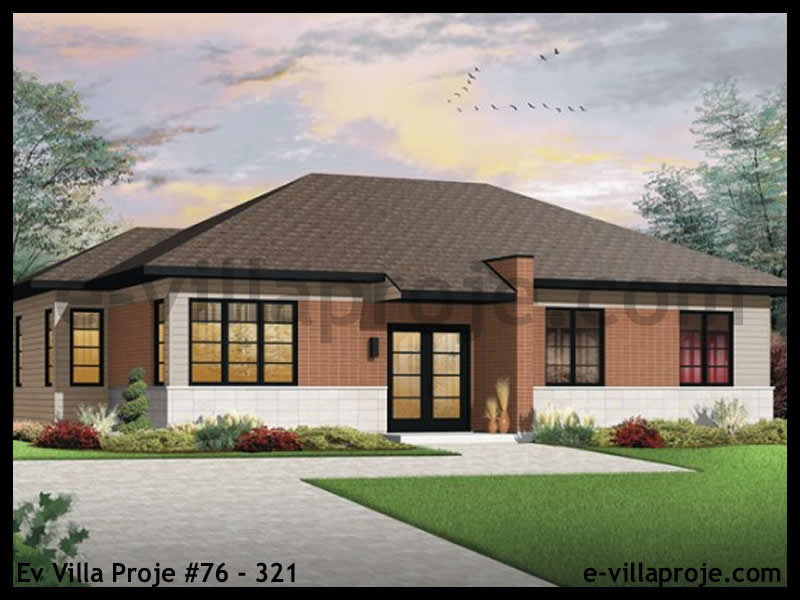 CPV-76-321 • 127 m² 3+1 Tek Katlı Çelik Prefabrik Villa