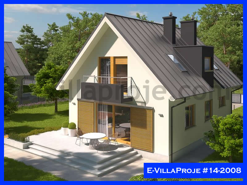 CPV-14-2008 • 129 m² 3+1 Dubleks Çelik Prefabrik Villa