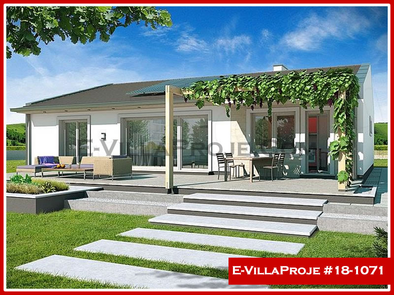 CPV-18-1071 • 129 m² 3+1 Tek Katlı Çelik Prefabrik Villa