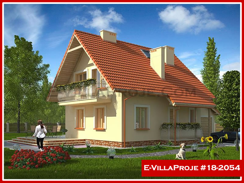CPV-18-2054 • 130 m² 3+1 Dubleks Çelik Prefabrik Villa