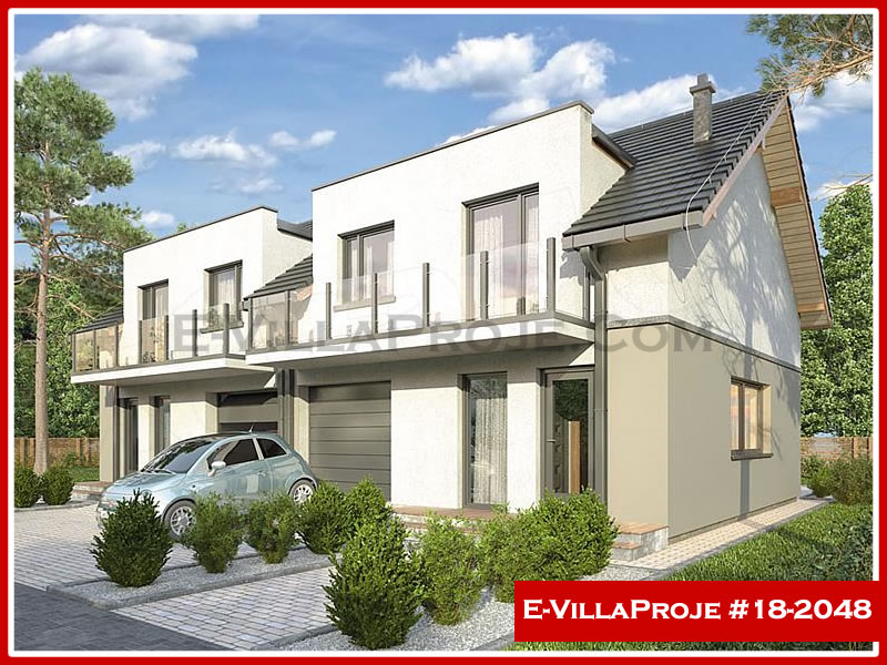 CPV-18-2048 • 130 m² 3+1 Dubleks Çelik Prefabrik Villa