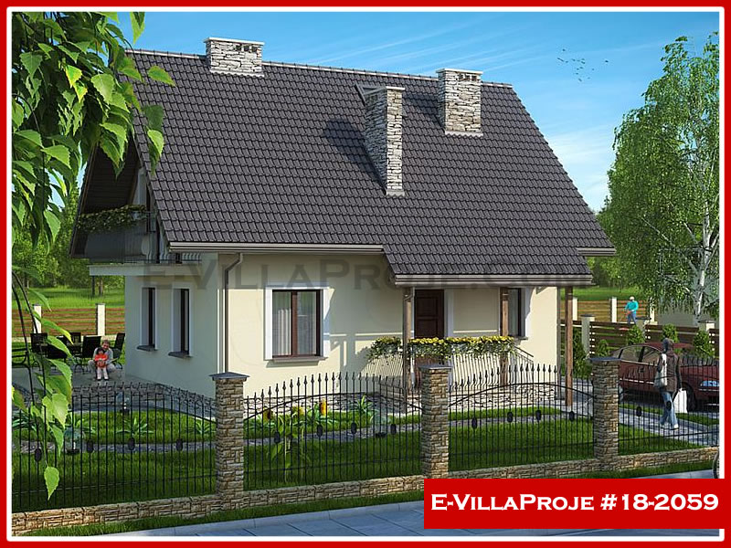 CPV-18-2059 • 131 m² 3+1 Dubleks Çelik Prefabrik Villa