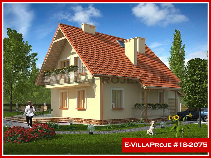 CPV-18-2075 • 131 m² 3+1 Dubleks Çelik Prefabrik Villa