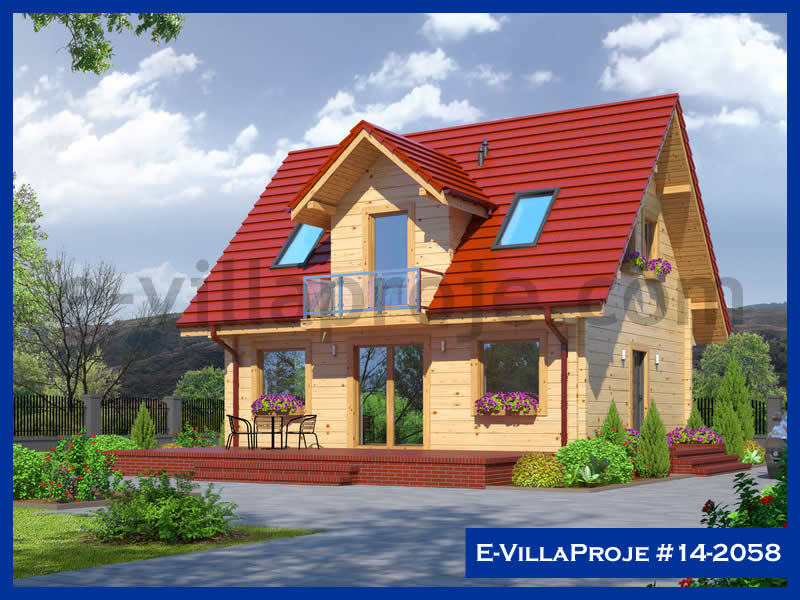CPV-14-2058 • 134 m² 3+1 Dubleks Çelik Prefabrik Villa
