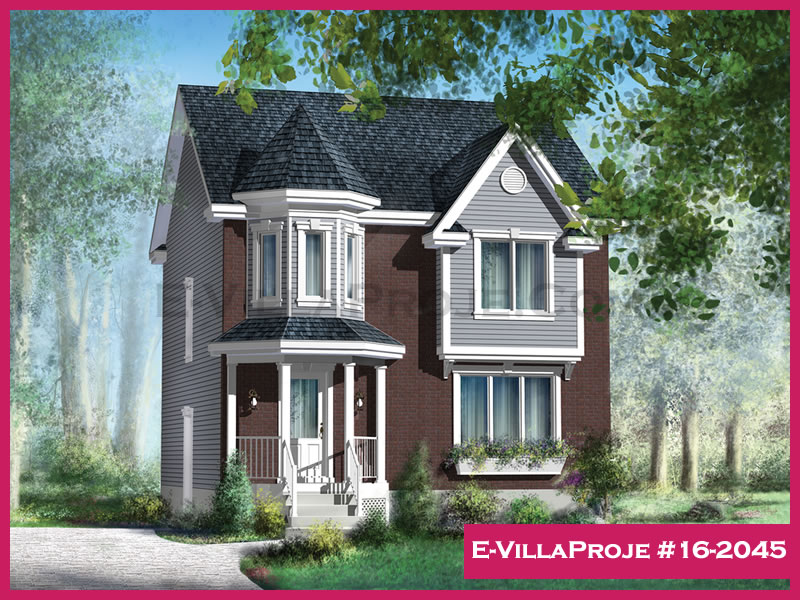 CPV-16-2045 • 134 m² 3+1 Dubleks Çelik Prefabrik Villa