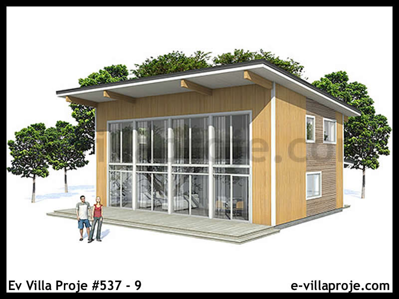 CPV-537-9 • 134 m² 3+1 Dubleks Çelik Prefabrik Villa
