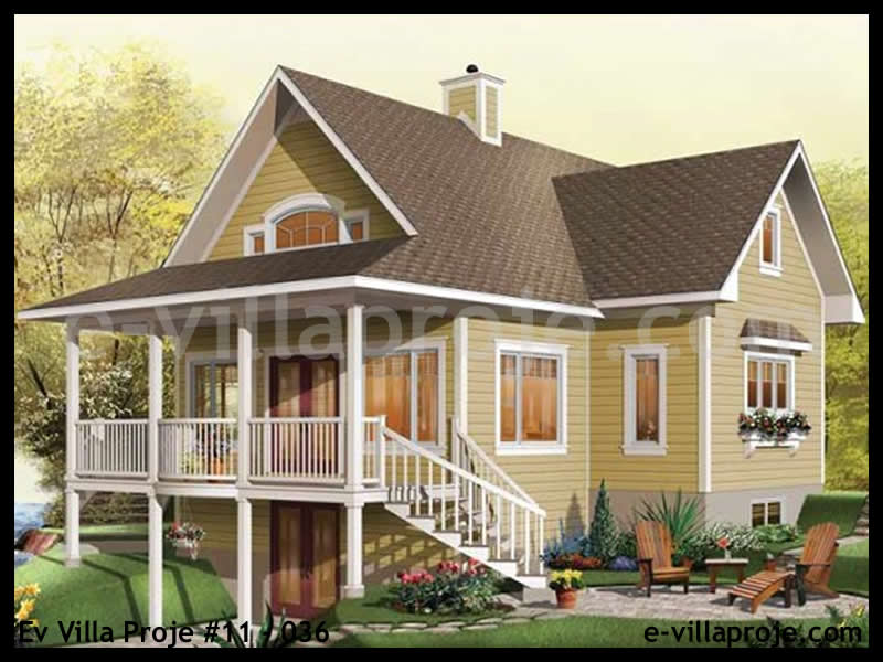 CPV-11-036 • 134 m² 3+1 Dubleks Çelik Prefabrik Villa