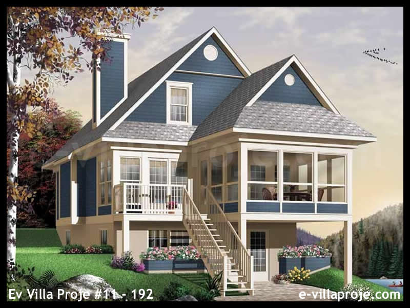 CPV-11-192 • 134 m² 3+1 Dubleks Çelik Prefabrik Villa