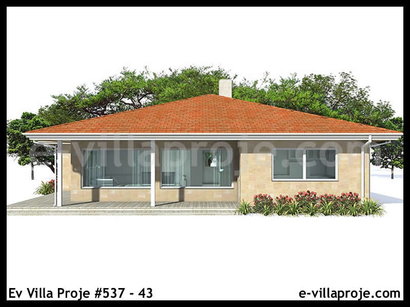 CPV-537-43 • 134 m² 3+1 Tek Katlı Çelik Prefabrik Villa