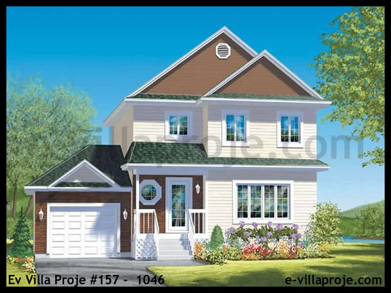 CPV-157-1046 • 135 m² 3+1 Dubleks Çelik Prefabrik Villa