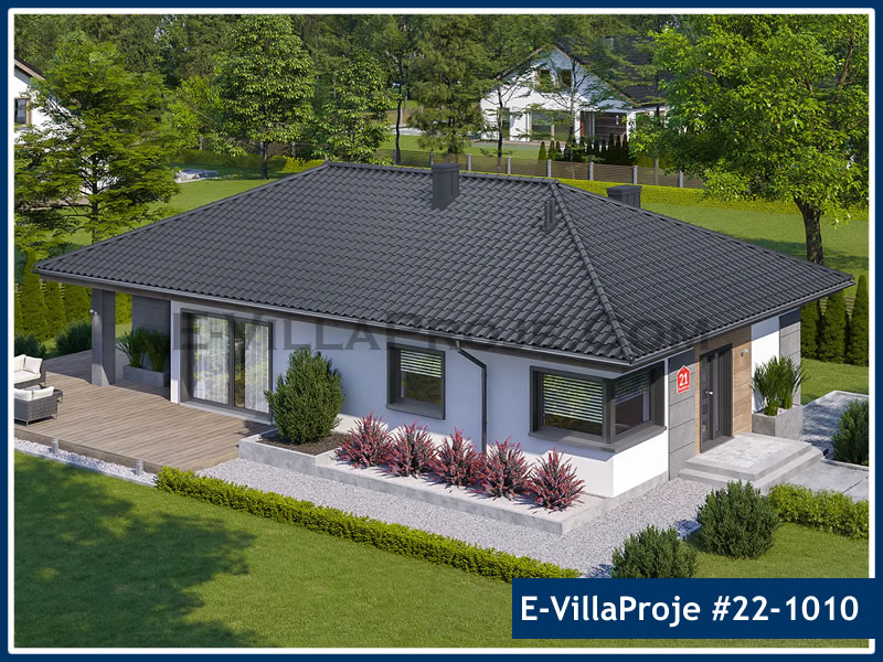 CPV-22-1010 • 135 m² 3+1 Tek Katlı Çelik Prefabrik Villa