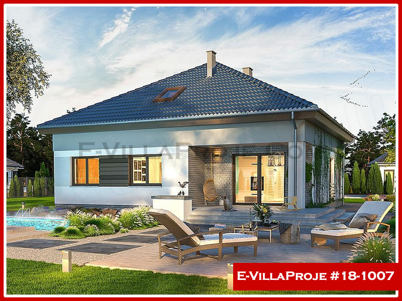 CPV-18-1007 • 135 m² 3+1 Tek Katlı Çelik Prefabrik Villa