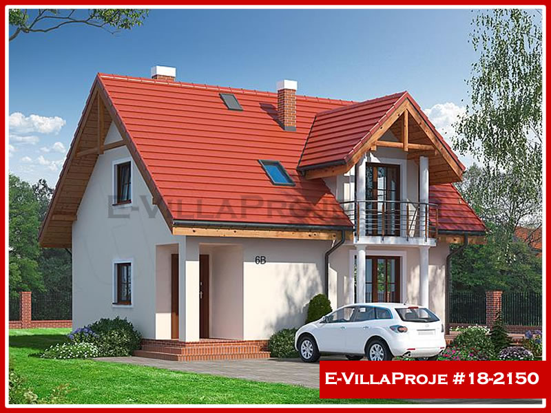 CPV-18-2150 • 139 m² 3+1 Dubleks Çelik Prefabrik Villa