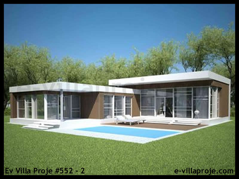 CPV-552-2 • 139 m² 3+1 Tek Katlı Çelik Prefabrik Villa