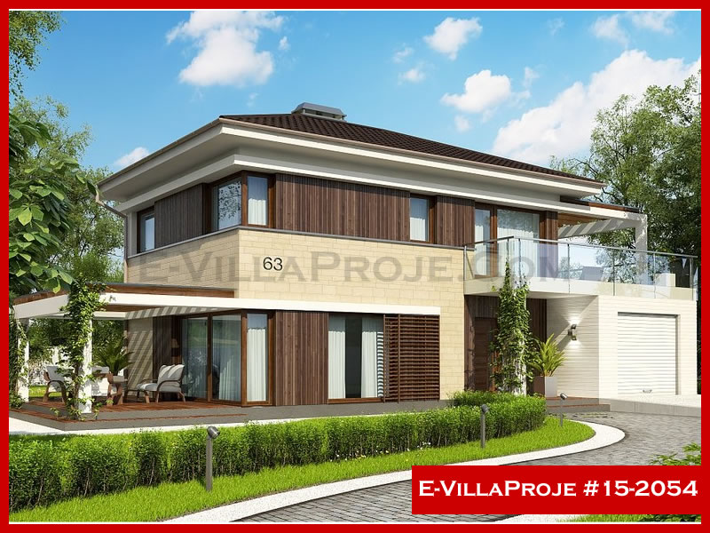 CPV-15-2054 • 140 m² 4+1 Dubleks Çelik Prefabrik Villa