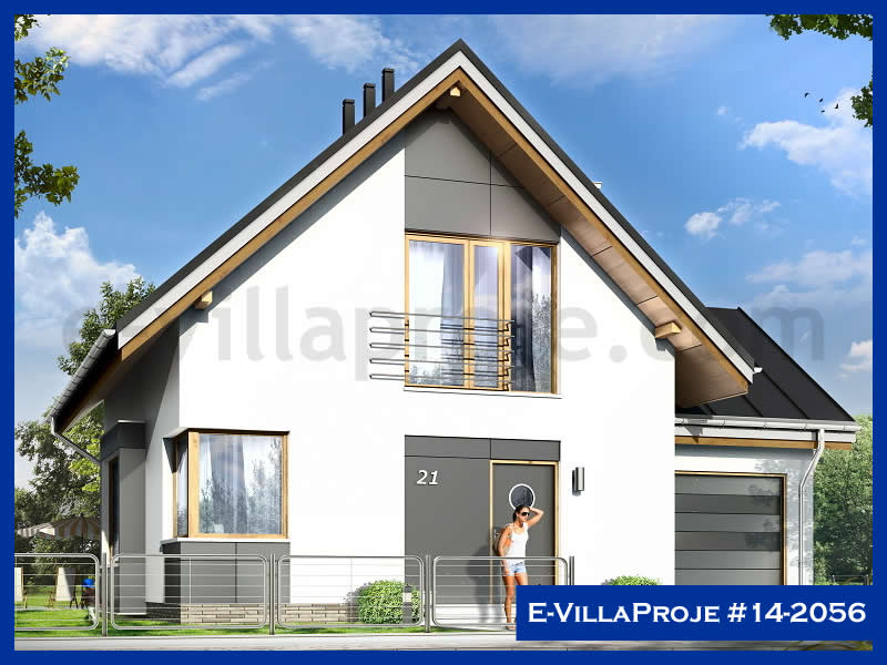 CPV-14-2056 • 140 m² 4+1 Dubleks Çelik Prefabrik Villa