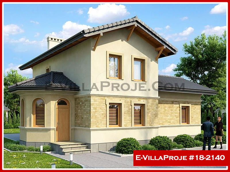 CPV-18-2140 • 141 m² 4+1 Dubleks Çelik Prefabrik Villa