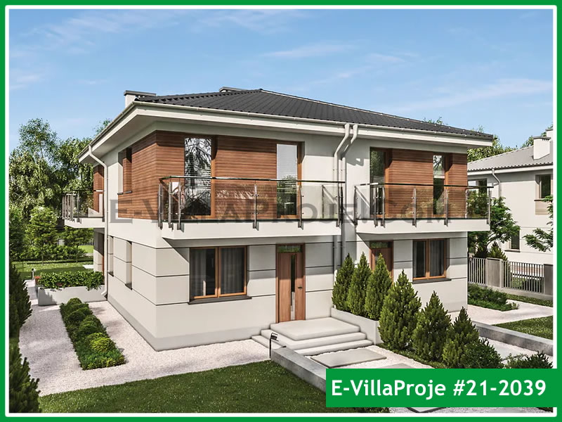 CPV-21-2039 • 143 m² 4+1 Dubleks Çelik Prefabrik Villa