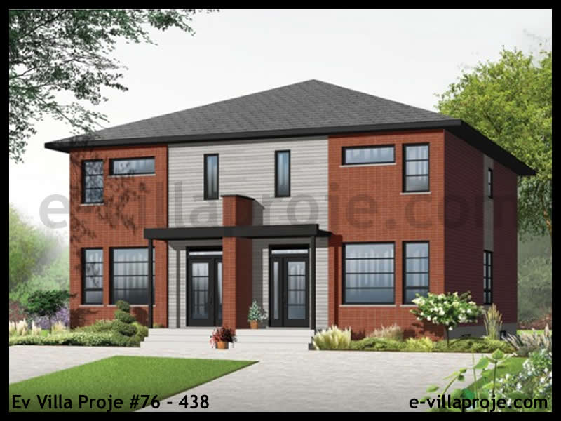 CPV-76-438 • 143 m² 4+1 Dubleks Çelik Prefabrik Villa