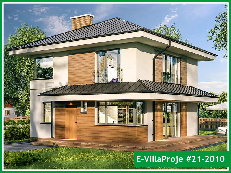 CPV-21-2010 • 144 m² 4+1 Dubleks Çelik Prefabrik Villa
