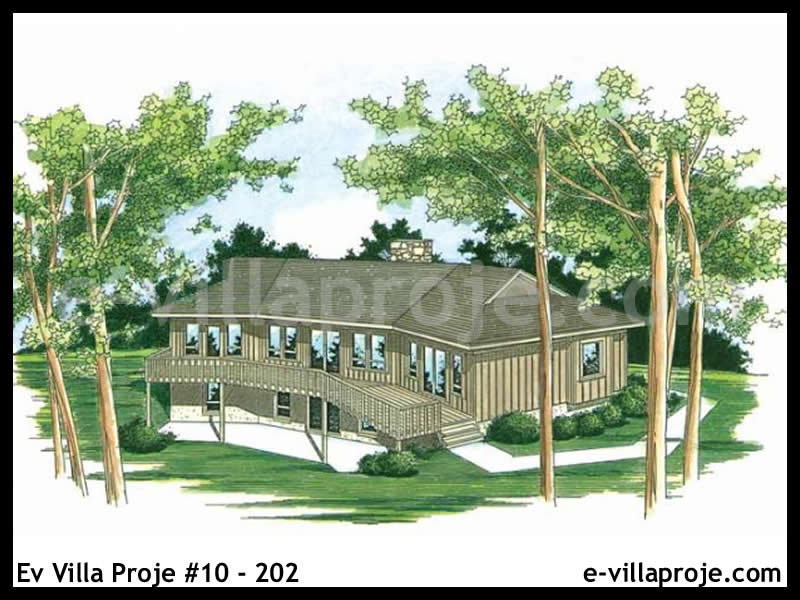 CPV-10-202 • 144 m² 4+1 Tek Katlı Çelik Prefabrik Villa