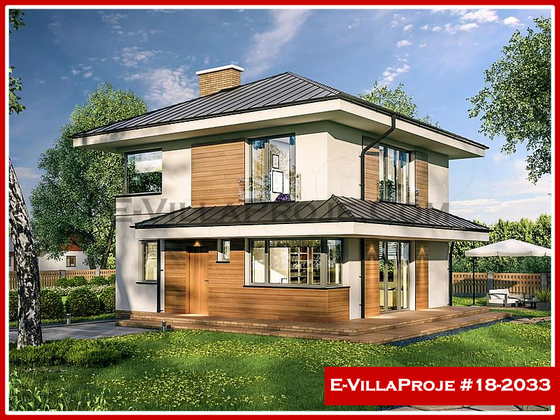 CPV-18-2033 • 145 m² 4+1 Dubleks Çelik Prefabrik Villa