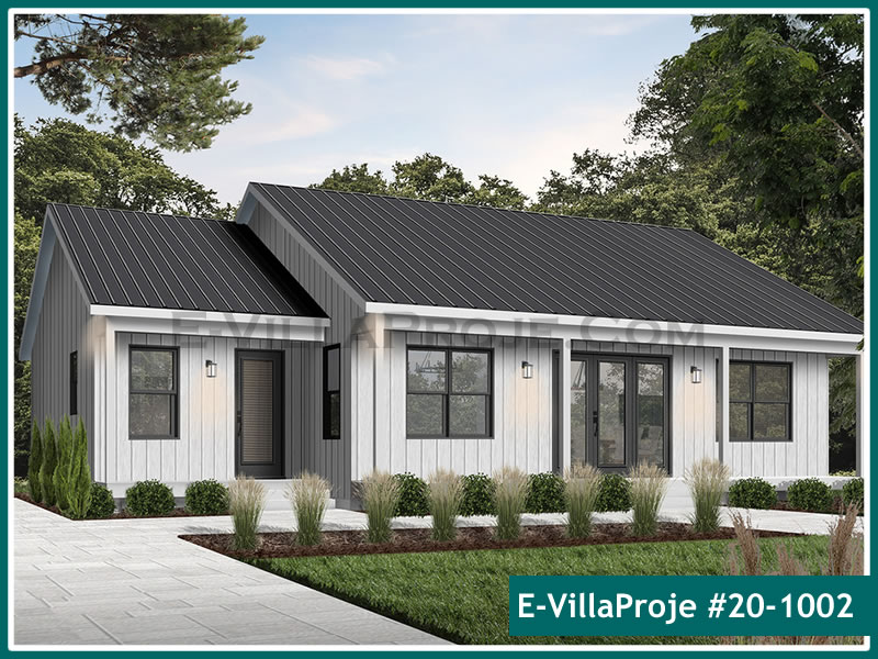 CPV-20-1002 • 145 m² 4+1 Tek Katlı Çelik Prefabrik Villa