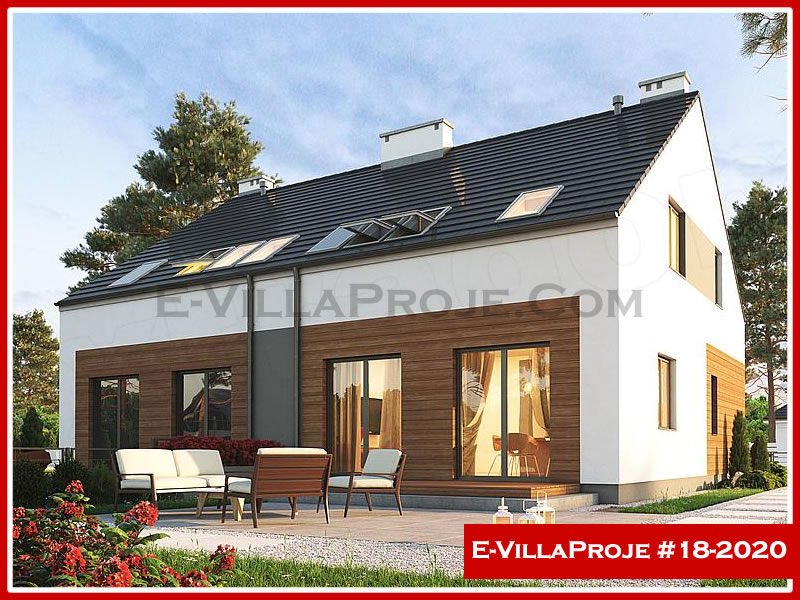 CPV-18-2020 • 146 m² 4+1 Dubleks Çelik Prefabrik Villa