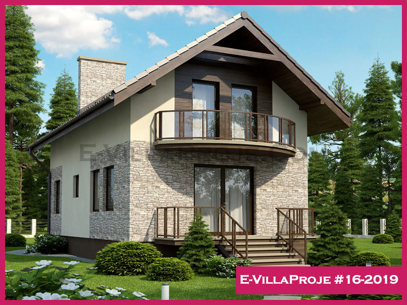 CPV-16-2019 • 148 m² 4+1 Dubleks Çelik Prefabrik Villa