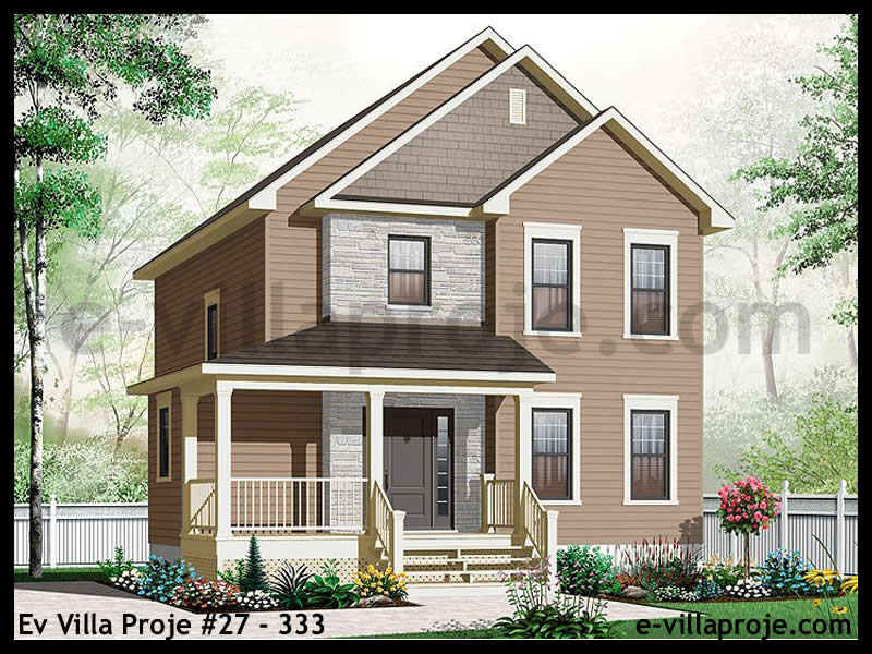 CPV-27-333 • 150 m² 4+1 Dubleks Çelik Prefabrik Villa