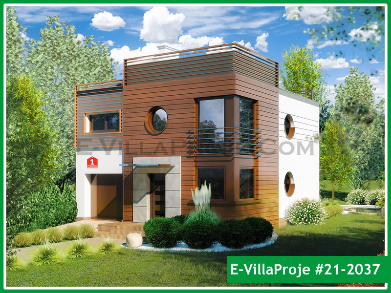 CPV-21-2037 • 150 m² 4+1 Dubleks Çelik Prefabrik Villa