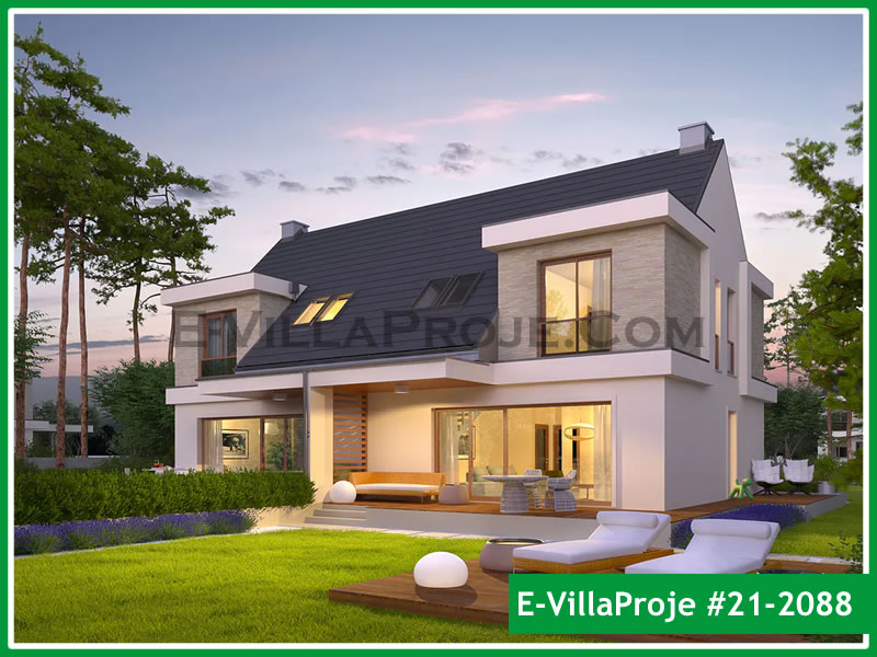 CPV-21-2088 • 151 m² 4+1 Dubleks Çelik Prefabrik Villa