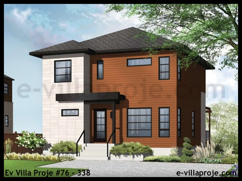 CPV-76-338 • 152 m² 4+1 Dubleks Çelik Prefabrik Villa