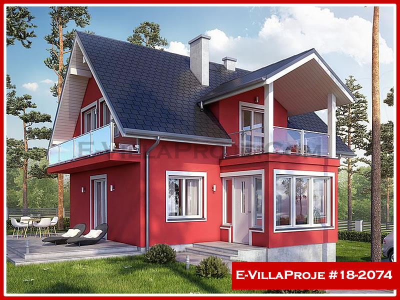 CPV-18-2074 • 152 m² 4+1 Dubleks Çelik Prefabrik Villa