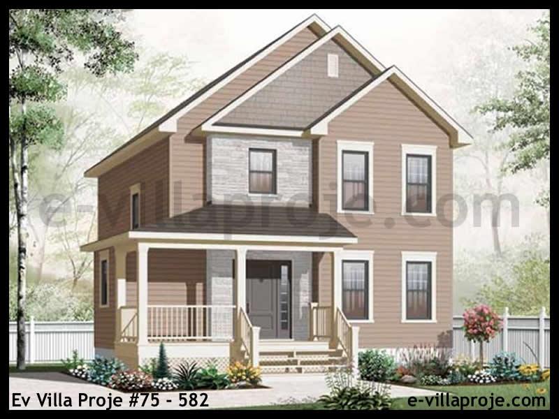 CPV-75-582 • 152 m² 4+1 Dubleks Çelik Prefabrik Villa